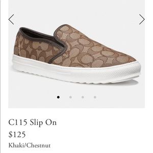 COACH c115 Slip On Shoes